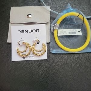 Marc Jacobs Bracelet And Rendor Earrings
